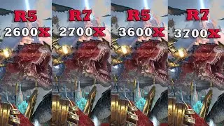 AMD R5 2600X vs R7 2700X vs R5 3600X vs R7 3700X | Test in 8 Games | QHD