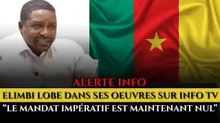 POUR ELIMBI LOBE, LE MANDAT IMPERATIF EST MAINTENANT NUL. ON AURA TOUT VU AVEC CE MONSIEUR.