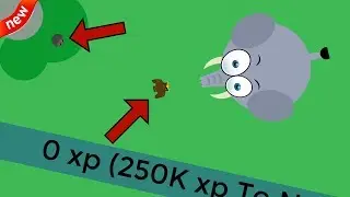 Mope.io NEW 0 XP ANIMAL GLITCH // Get TINY Animals Instantly!! Wild Mope Update