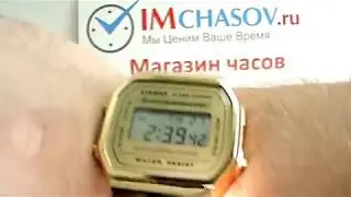 Обзор легендарных часов Casio A-168WG-9E old school от IMchasov.Ru