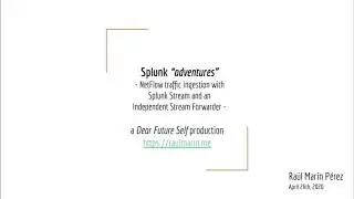 NetFlow traffic ingestion with Splunk Stream and an Independent Stream Forwarder
