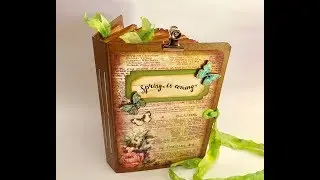 Vintage spring journal for Tsunami Rose