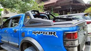 Installation of Goliath Brutus Roll Bar with Supra Roller Lid on Ford Ranger Raptor 2021