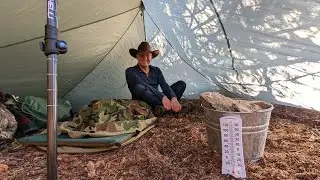 Обогрев палатки без пола с помощью Hot Rocks &mdash; одиночный кемпинг