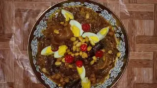 وصفة الكرعين بالحمص والزبيب معلكين ومعسلين بطريقة مختلفة  لي كلاهم يسولك على سر ديالهم #كرعين #لذيذ 