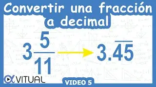 Convertir una fracci&oacute;n mixta a n&uacute;mero decimal
