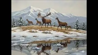 AI pictures using a drawing of giant Irish deer drawing by Brendan Connolly  from Dundalk Ireland