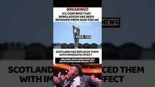 Bangladesh Shock Exit 🚨 ICC Drops Bombshell! #RohitSharma #ViratKohli #IPL #Cricket