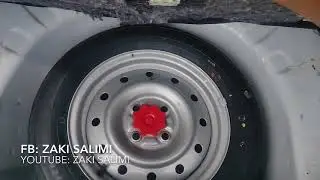 HOW TO CHANGE FLAT TYRE (DIY) WITH SPARE TYRE ON PERODUA AXIA