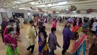 garba dance in Calgary wedding Indian