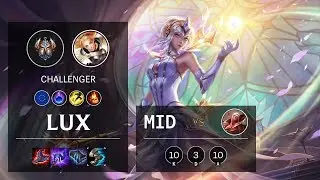 Lux Mid vs Vladimir - EUNE Challenger Patch 10.12