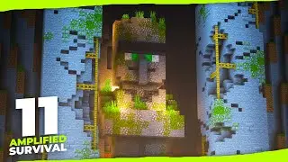 The Overgrown Villager Statue | Minecraft 1.18 Amplified Survival | #11