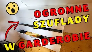 ►Garderoba - jak ją zrobić samemu? OGROMNE i tanie szuflady DIY - jak się spiszą? Dom za 100 tys 407