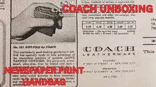 THE THEFT HAS TO STOP🛑COACH UNBOXING WHAT BAG DID I GET FROM THE NEWSPAPER 🗞️ DROP? #coach