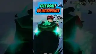 The best FREE boat in fisch! #roblox #fisch #shorts