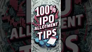 100% IPO Allotment! #ipo allotment tricks