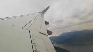 Узлетање са Аеродрома Тиват ка Београду - Take off at Airport Tivat heading to Belgrade