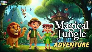 Tree House Jungle Story🦜 🌳 | Best Jungle Adventure Cartoon🌿🌴