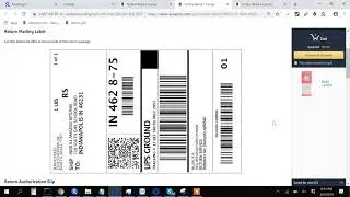 RETURN LABEL TUTORIAL