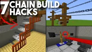 MINECRAFT CHAIN BUILD HACKS IN 1.16.2 (SIDEWAYS CHAINS!)