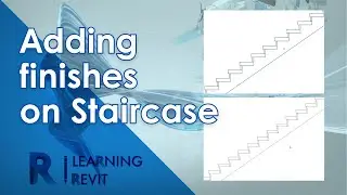Adding Finishes to Staircase | REVIT TUTORIAL FOR BEGINNERS #learningrevit #revit #bim #tutorial