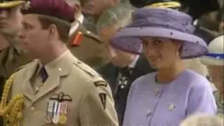 Princess Diana at Canadian War Memorial