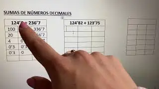 Sumas ABN con decimales