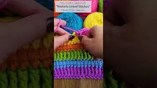 Crochet Linked Stitches #shorts