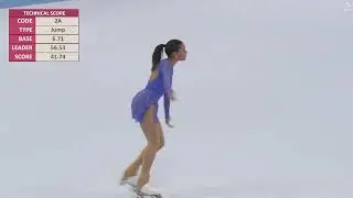 YENÉ CORINNA (LIV) - World Cup 2025 - 2º place, senior ladies (long program)