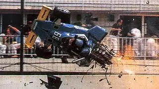 Tom Sneva Big Crash 1975 Indy 500