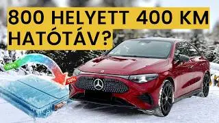 Mercedes Benz CLA 250+ 2026 - Elmegy 800 kilométert télen?
