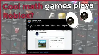 Cool Math Games made a Roblox Account?