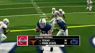 Texas @ Penn State NCAA Football 14 NAMED Rosters updated 2025 SPRING PREVIEW Game Beta