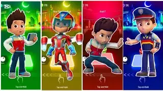 Paw Patrol Ryder VS Rubble Paw Patrol VS Paw Patrol VS Paw Patrol Marshell —Tiles Hop EDM Rush 