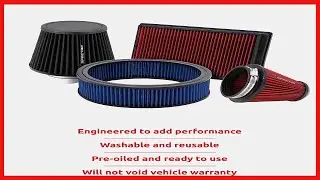 Quality product -  Boost Engine Performance And Efficiency With Spectre High Flow Reusable Air Filte