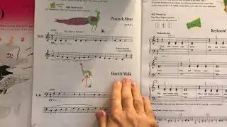 Piano Adventures Level 1, Technique and Artistry page 8&ndash;Peacock Strut & Ostrich Walk