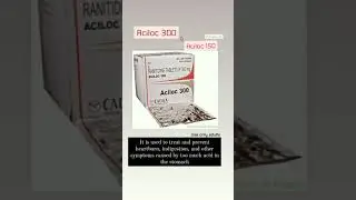 Aciloc 300/150. It reduces the amount of acid your stomach makes.#medicine  #medicine