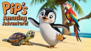 The Curious Adventures of Pip the Penguin | Moral Story | Animated Adventure Story | Kids Stories
