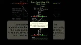 Opamp Input Voltage offset Adjustment