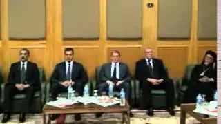 رئيس محكمة أسيوط ومحافظ أسيوط يتلقون واجب العزاء في النائب العام