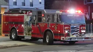Port Chester FD Engine 63 Responding