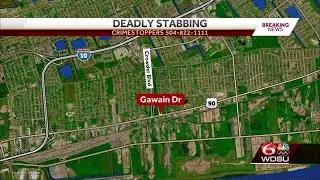 New Orleans police find man stabbed to death off Chef Highway