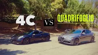 Alfa Romeo 4C vs 500hp Giulia Quadrifoglio?