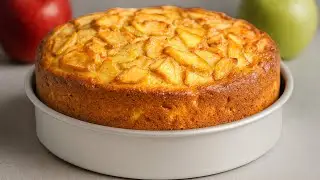 Weniger Teig, Mehr Äpfel! Omas geheimer cremiger Apfelkuchen in 15 Minuten!