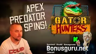 Gator Hunters / RivoMc - 6 Scatter Bonus!!  / Bonusguru.net