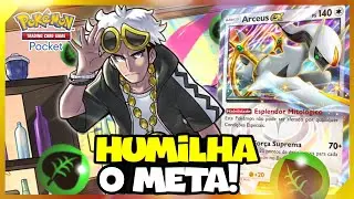 😱 ARCEUS REFORMULADO! Guzma + Doce Raro HUMILHAM o META! | Pok&eacute;mon TCG Pocket #165