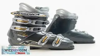 Nordica Women's One Flex Index 40 Ski Snow Boots Dark Grey Silver 24.5