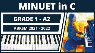 Mozart Minuet in C, K  6 - ABRSM Grade 1 Piano 2021