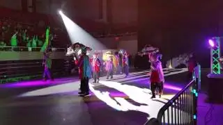 Krewe parade during SW Louisiana family friendly Mardi Gras