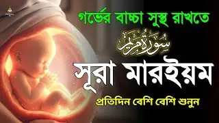 গর্ভের বাচ্চা সুস্থ রাখতে বেশি বেশি শুনুন সূরা মারইয়ম তিলাওয়াত | Surah Al Maryam Tilawat | Alaa Aqel